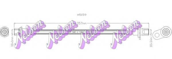 H5159 BROVEX-NELSON Brake Hose