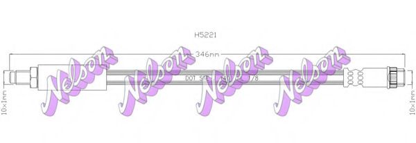 H5221 BROVEX-NELSON Brake Hose