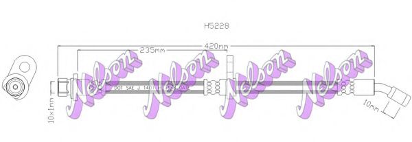 H5228 BROVEX-NELSON Brake Hose