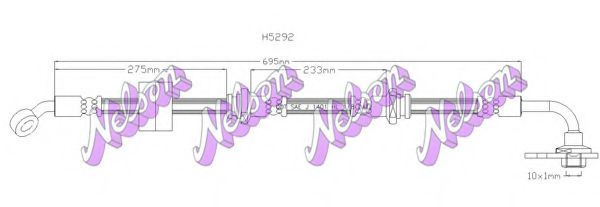 H5292 BROVEX-NELSON Brake Hose