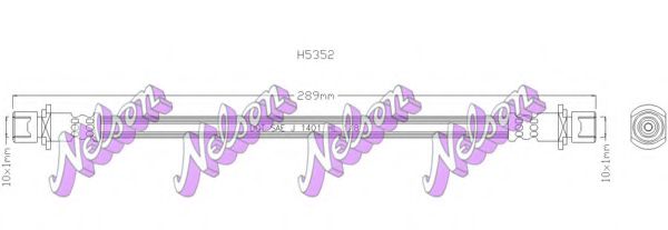 H5352 BROVEX-NELSON Brake Hose