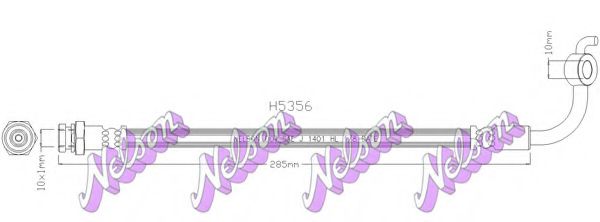 H5356 BROVEX-NELSON Brake System Brake Hose