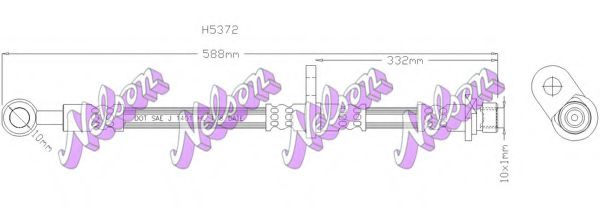 H5372 BROVEX-NELSON Brake Hose