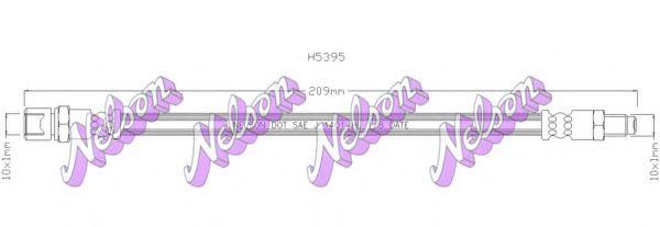H5395 BROVEX-NELSON Brake Hose