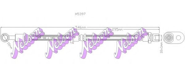H5397 BROVEX-NELSON Brake Hose