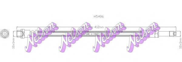 H5406 BROVEX-NELSON Brake Hose