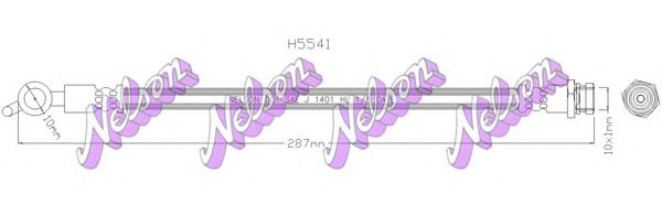 H5541 BROVEX-NELSON Brake Hose
