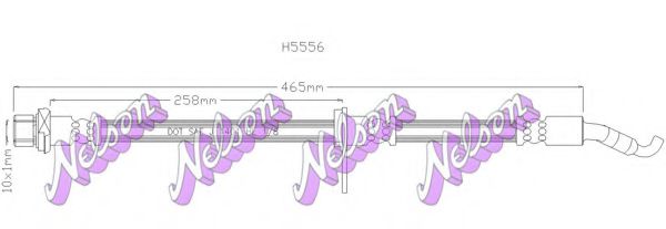 H5556 BROVEX-NELSON Brake Hose