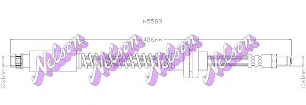 H5589 BROVEX-NELSON Brake System Brake Hose