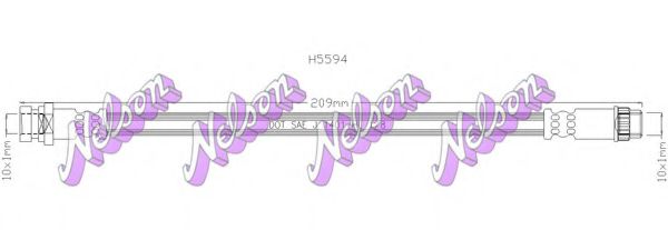 H5594 BROVEX-NELSON Brake System Brake Hose