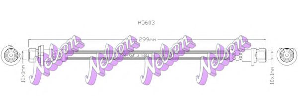 H5603Q BROVEX-NELSON Brake Hose