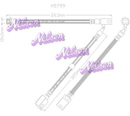 H5799 BROVEX-NELSON Brake System Brake Hose