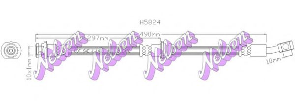 H5824 BROVEX-NELSON Brake Hose