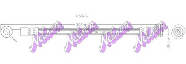 H5826 BROVEX-NELSON Brake Hose