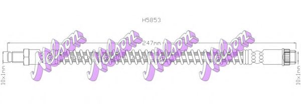 H5853 BROVEX-NELSON Brake Hose