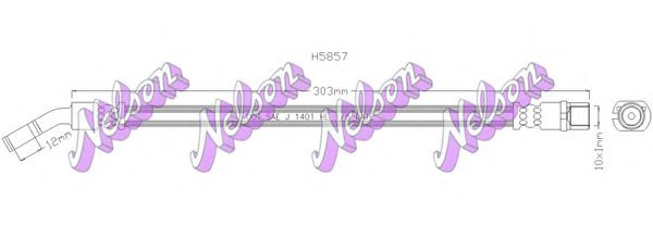 H5857 BROVEX-NELSON Brake Hose