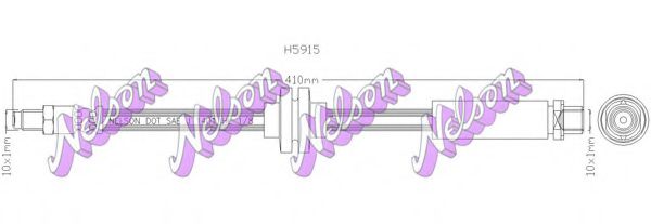 H5915 BROVEX-NELSON Bremsanlage Bremsschlauch