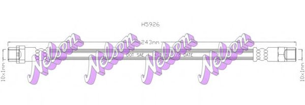 H5926 BROVEX-NELSON Brake Hose
