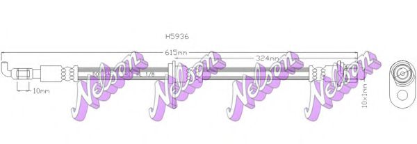 H5936 BROVEX-NELSON Brake Hose