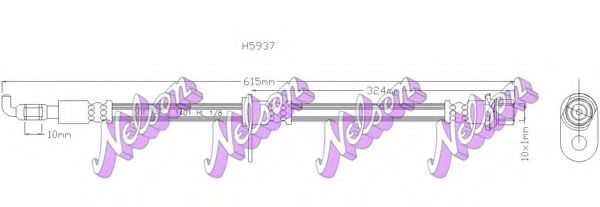 H5937 BROVEX-NELSON Brake Hose