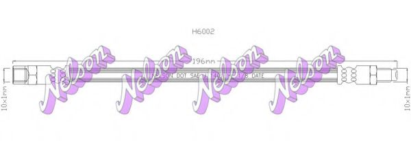 H6002 BROVEX-NELSON Brake Hose