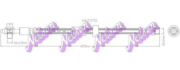 H6237Q BROVEX-NELSON Brake System Brake Hose