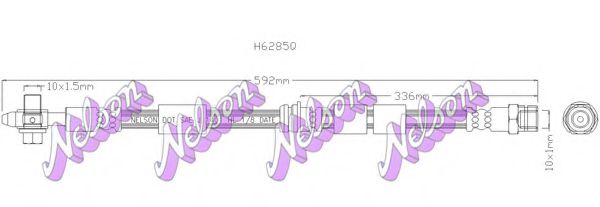 H6285Q BROVEX-NELSON Brake System Brake Hose