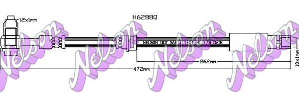 H6288Q BROVEX-NELSON Brake Hose
