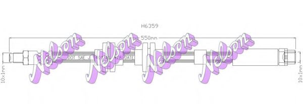 H6359 BROVEX-NELSON Brake Hose