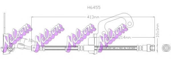H6455 BROVEX-NELSON Brake Hose