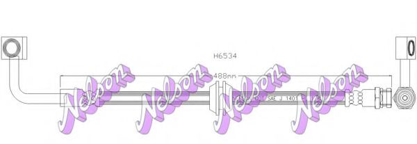 H6534 BROVEX-NELSON Brake System Brake Hose