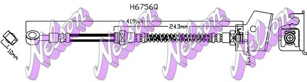 H6756Q BROVEX-NELSON Brake Hose
