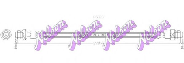 H6803 BROVEX-NELSON Brake Hose
