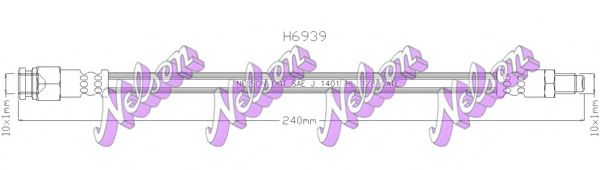H6939 BROVEX-NELSON Brake Hose