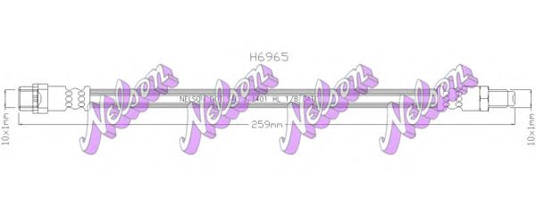 H6965 BROVEX-NELSON Brake Hose