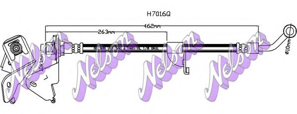 H7016Q BROVEX-NELSON Brake System Brake Hose