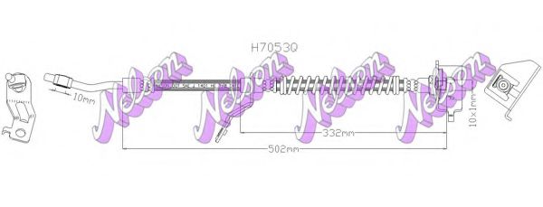 H7053Q BROVEX-NELSON Тормозной шланг