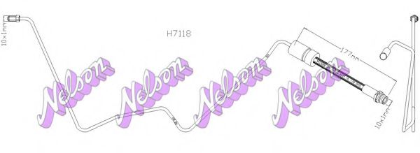 H7118 BROVEX-NELSON Brake System Brake Hose