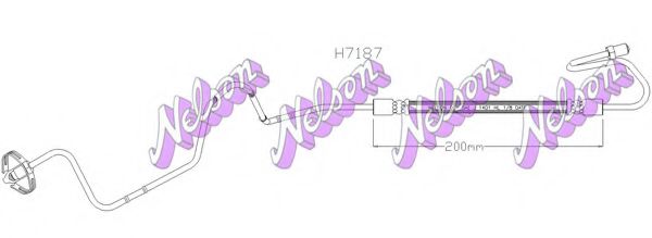 H7187 BROVEX-NELSON Brake Hose