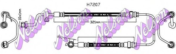 H7207 BROVEX-NELSON Brake Hose