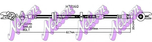 H7216Q BROVEX-NELSON Brake System Brake Hose