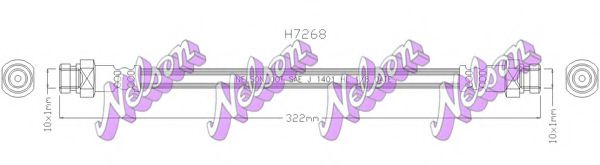 H7268 BROVEX-NELSON Brake Hose