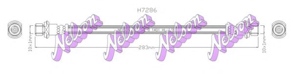 H7286 BROVEX-NELSON Brake System Brake Hose