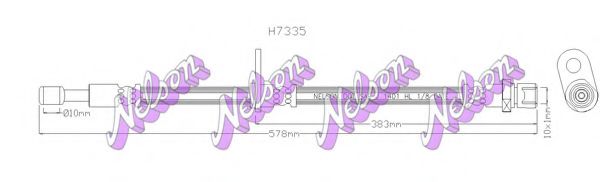 H7335 BROVEX-NELSON Brake Hose