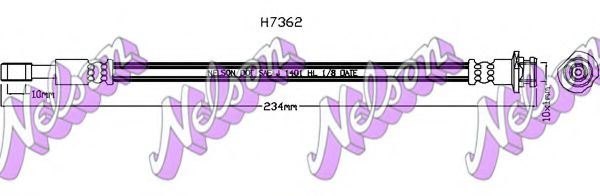 H7362 BROVEX-NELSON Brake Hose