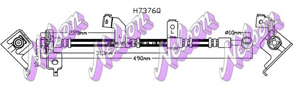H7376Q BROVEX-NELSON Brake System Brake Hose