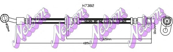 H7382 BROVEX-NELSON Brake System Brake Hose