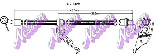 H7382Q BROVEX-NELSON Brake Hose