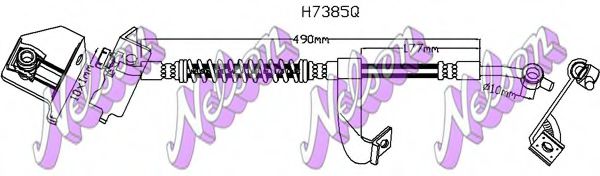H7385Q BROVEX-NELSON Brake System Brake Hose