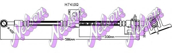 H7410Q BROVEX-NELSON Brake Hose